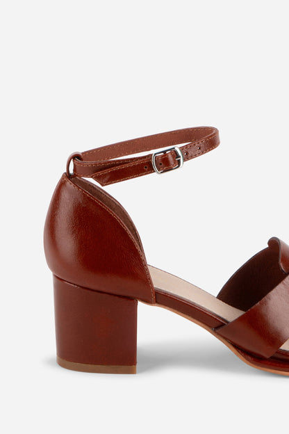 Intentionally Blank APRIL OILED LEATHER FISHERMAN HEEL