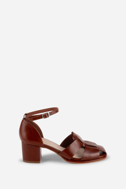 Intentionally Blank APRIL OILED LEATHER FISHERMAN HEEL