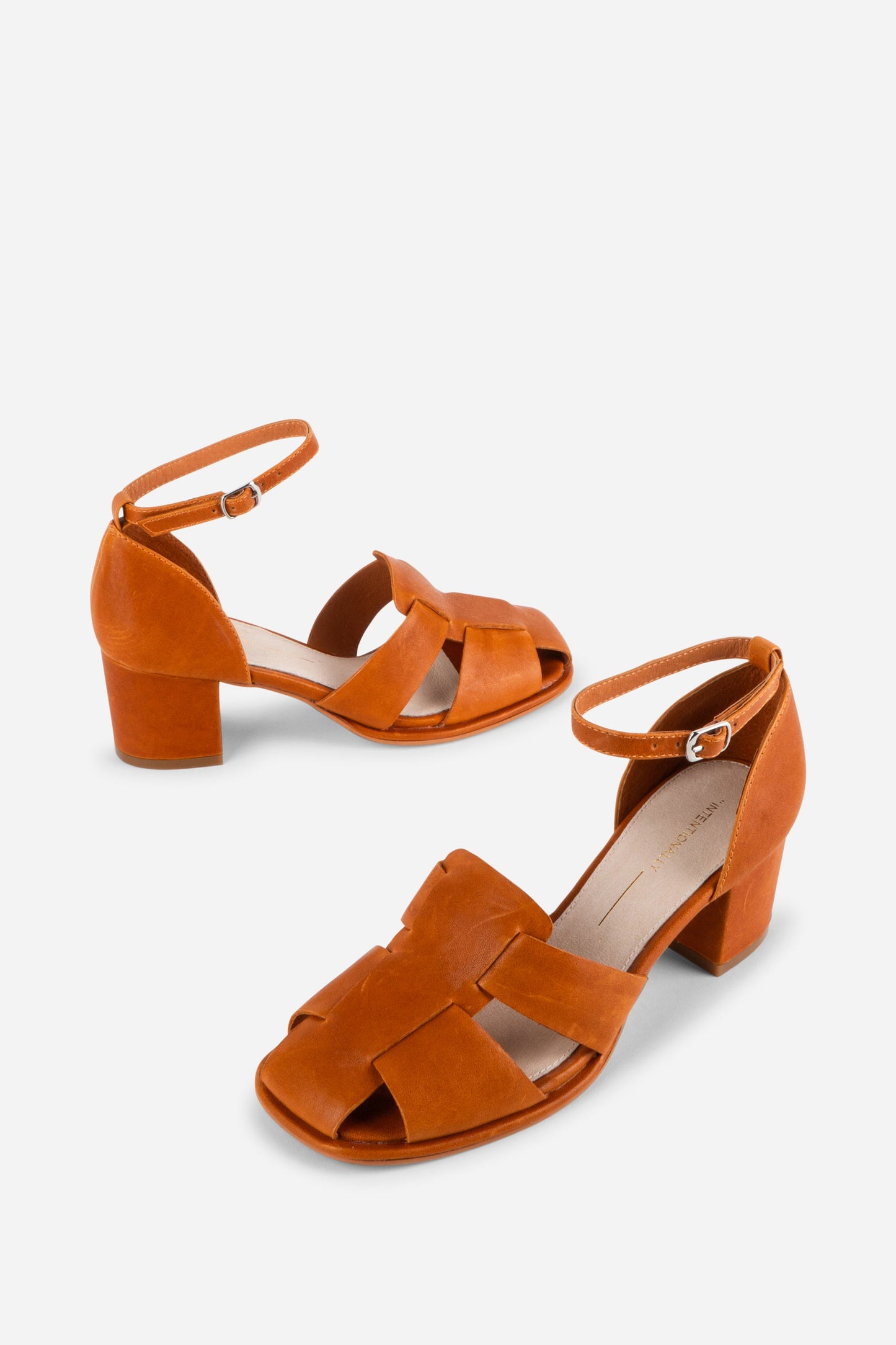 Intentionally Blank APRIL LEATHER FISHERMAN HEEL