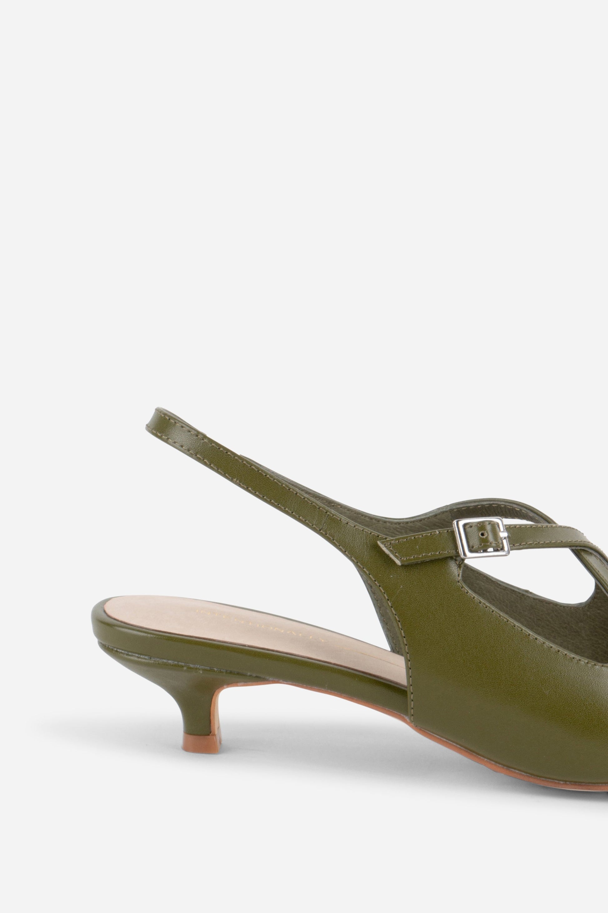 Intentionally Blank JAX SLINGBACK KITTEN HEEL