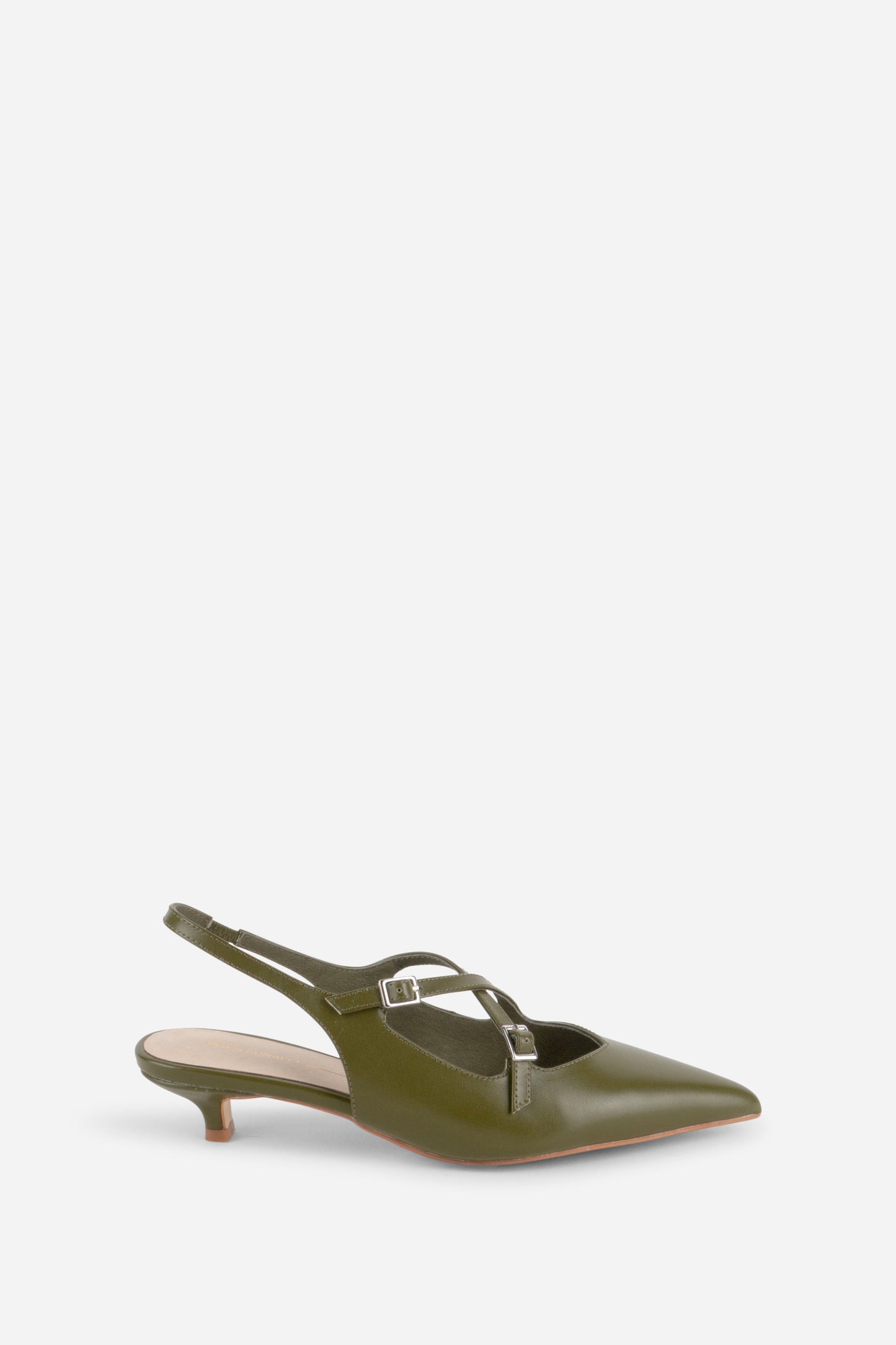 Intentionally Blank JAX SLINGBACK KITTEN HEEL