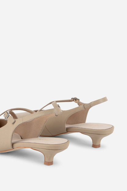 Intentionally Blank JAX SLINGBACK KITTEN HEEL