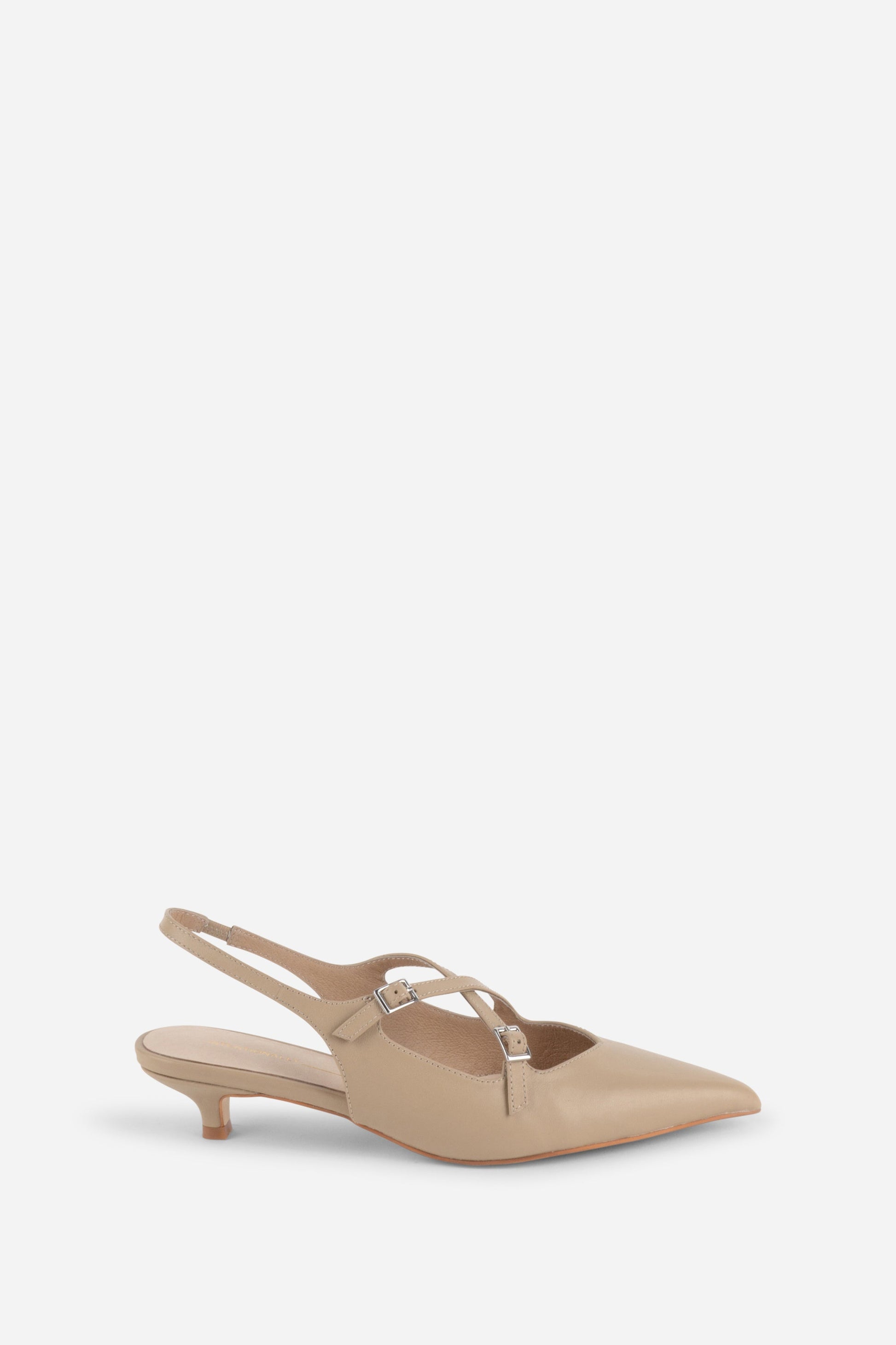 Intentionally Blank JAX SLINGBACK KITTEN HEEL
