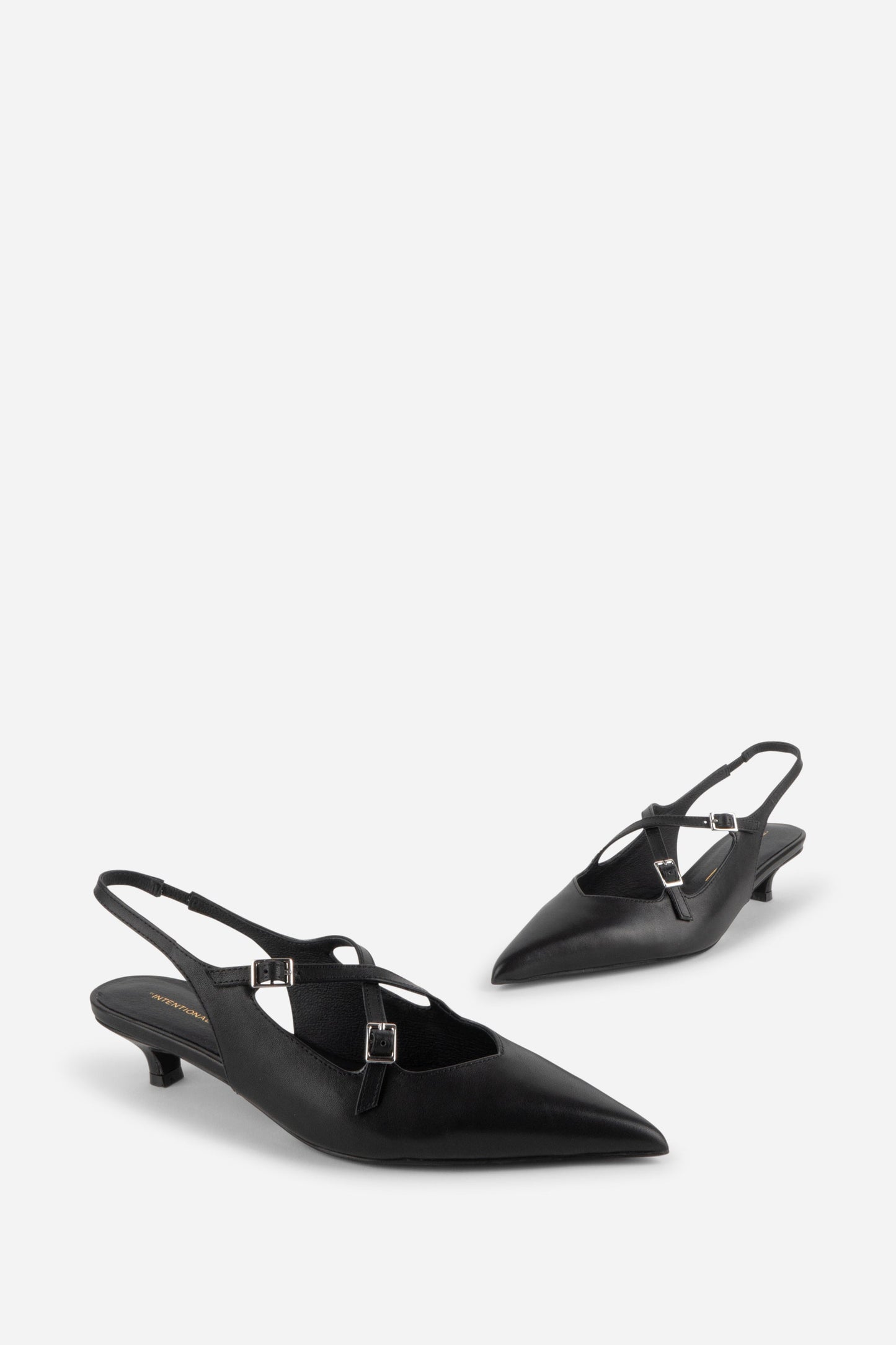Intentionally Blank JAX SLINGBACK KITTEN HEEL