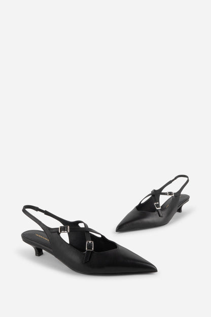 Intentionally Blank JAX SLINGBACK KITTEN HEEL