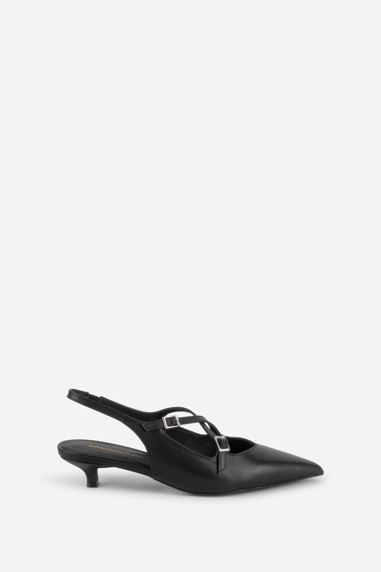 Intentionally Blank JAX SLINGBACK KITTEN HEEL