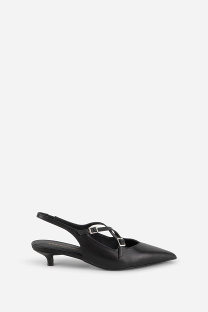 Intentionally Blank JAX SLINGBACK KITTEN HEEL
