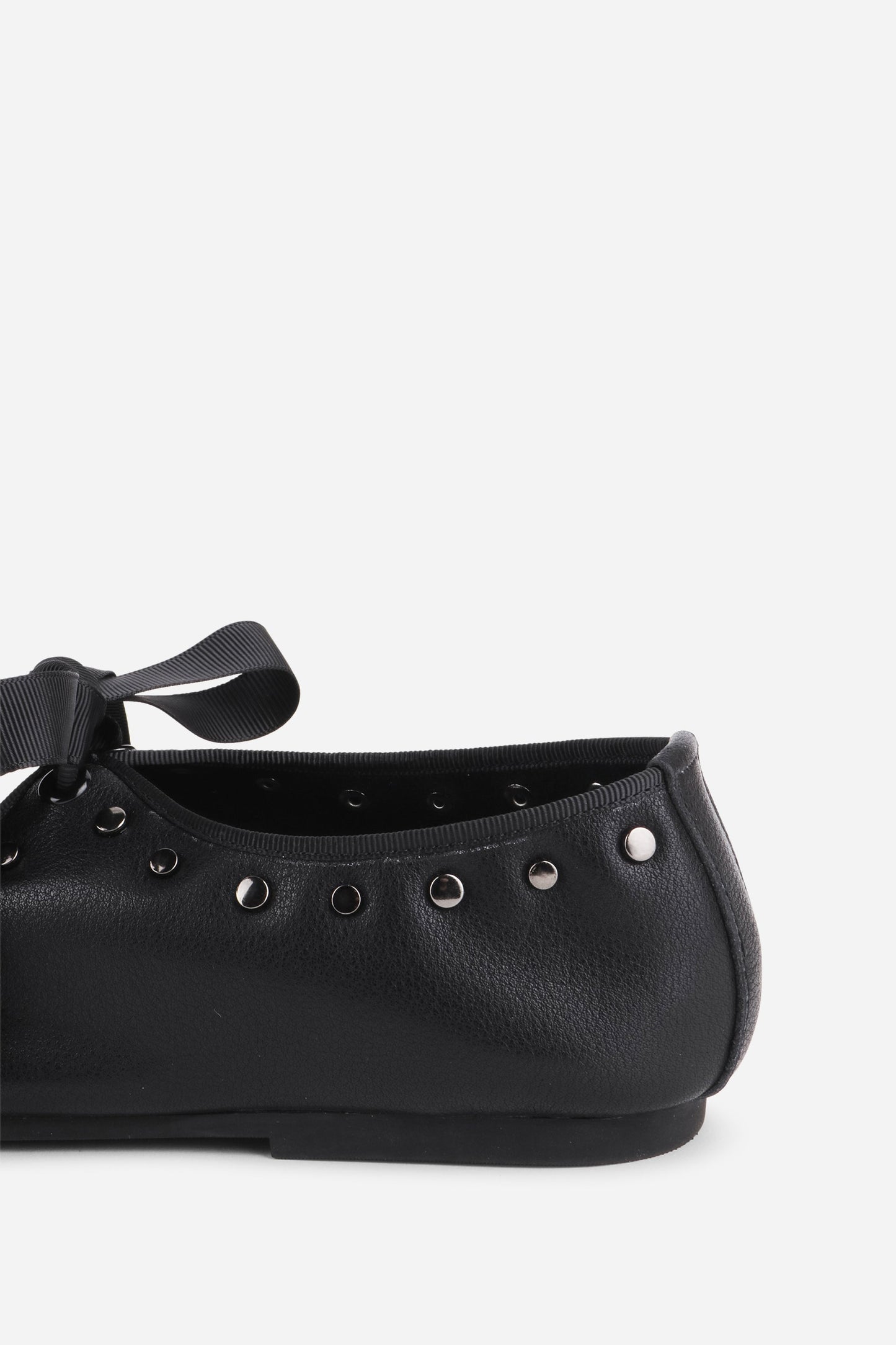 Intentionally Blank PEAK LEATHER BALLET FLAT