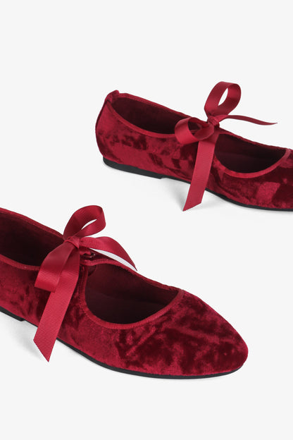 Intentionally Blank VALLEY VELVET BALLET FLAT