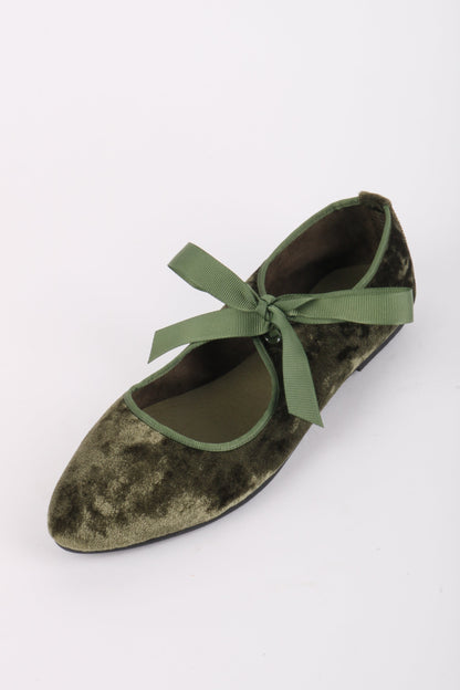 Intentionally Blank VALLEY VELVET BALLET FLAT