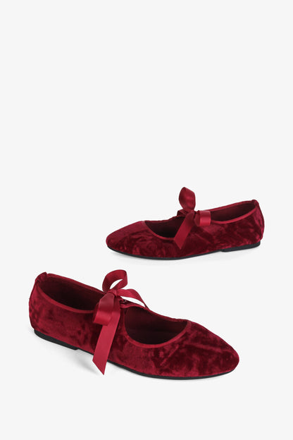 Intentionally Blank VALLEY VELVET BALLET FLAT