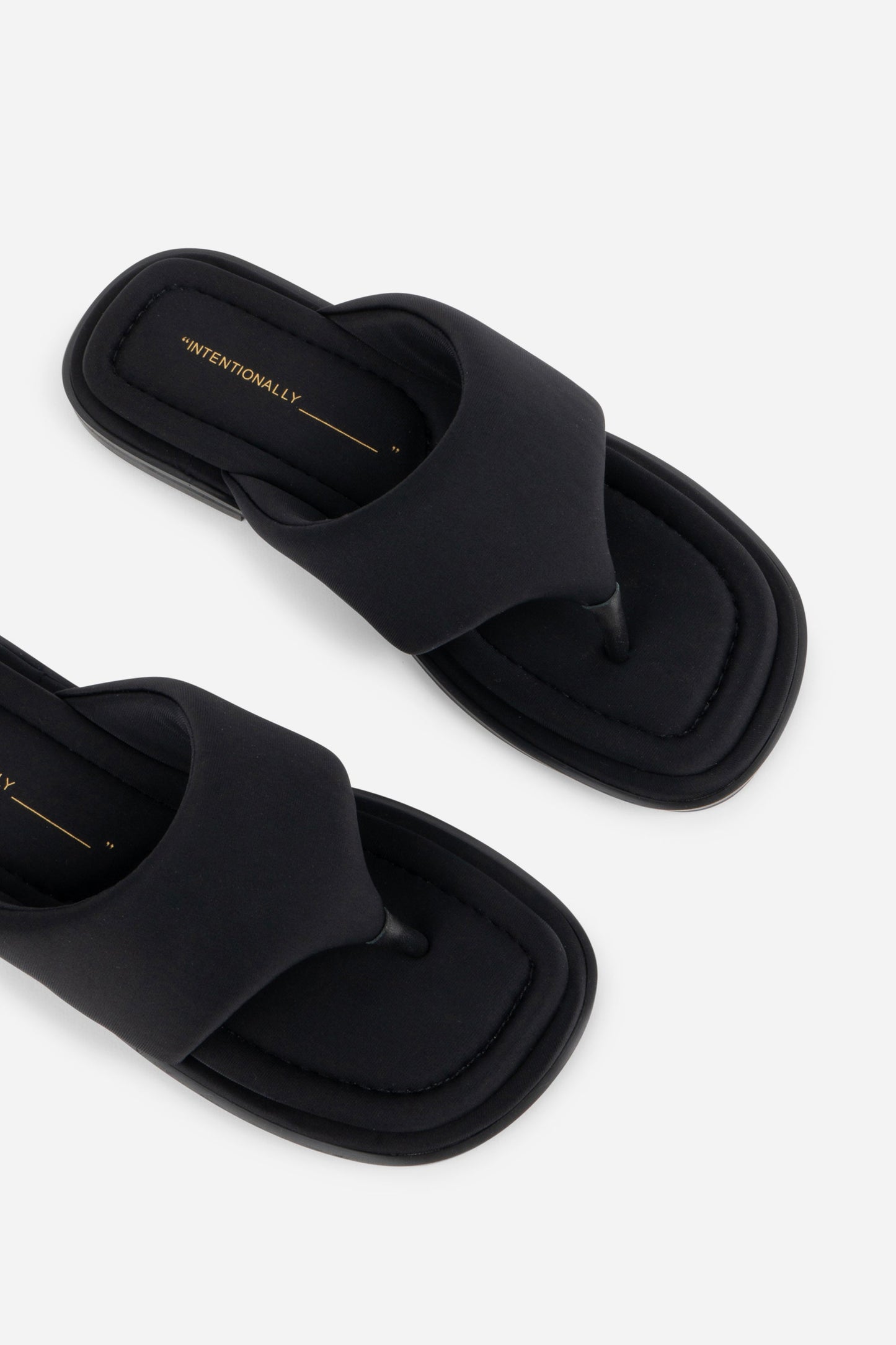 Intentionally Blank SEOUL VEGAN NEOPRENE THONG SANDAL
