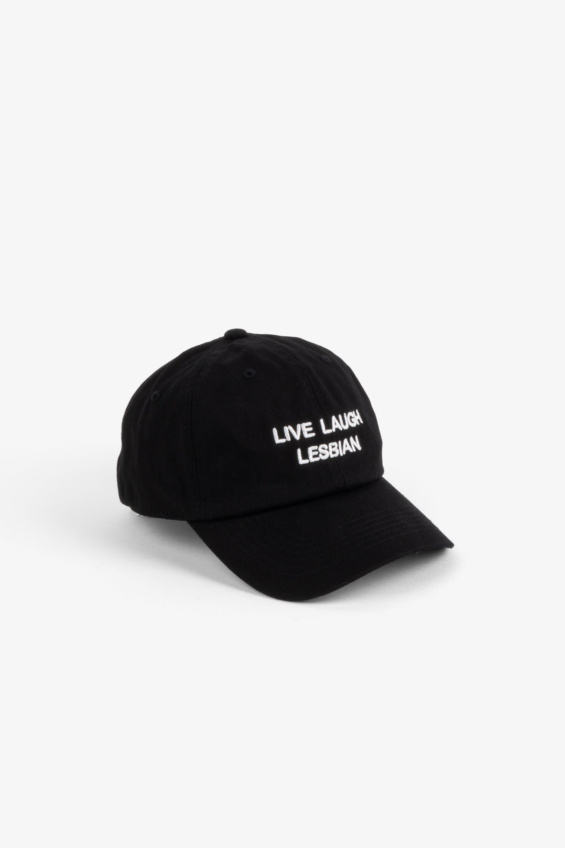 Intentionally Blank LIVE LAUGH LESBIAN DAD CAP