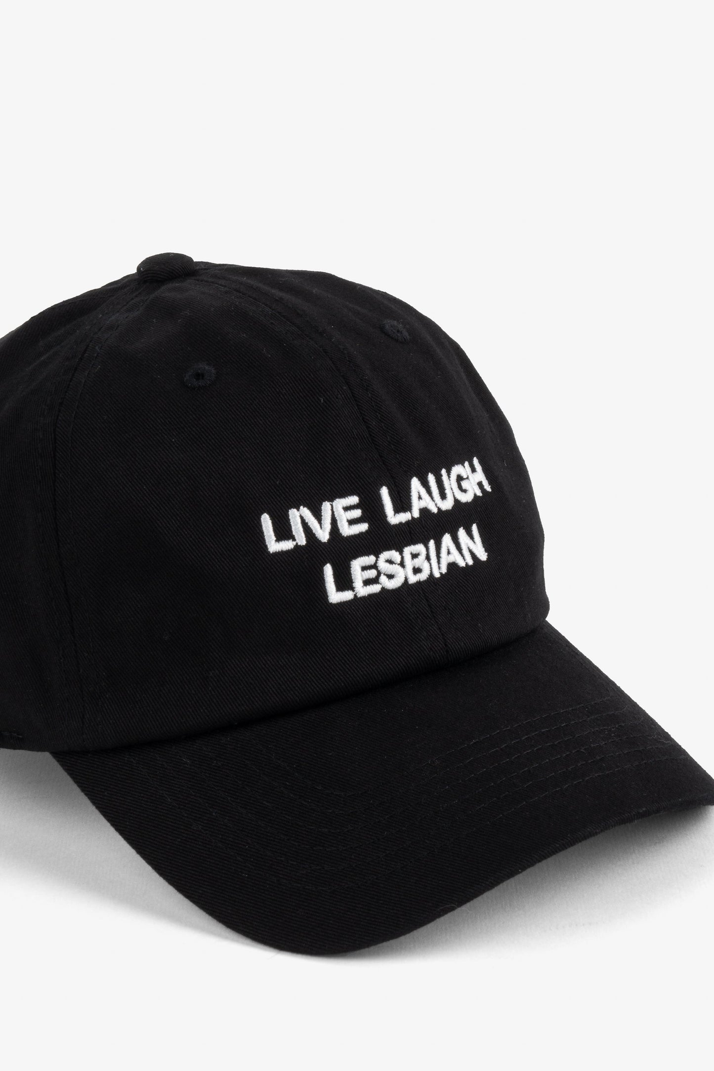 Intentionally Blank LIVE LAUGH LESBIAN DAD CAP