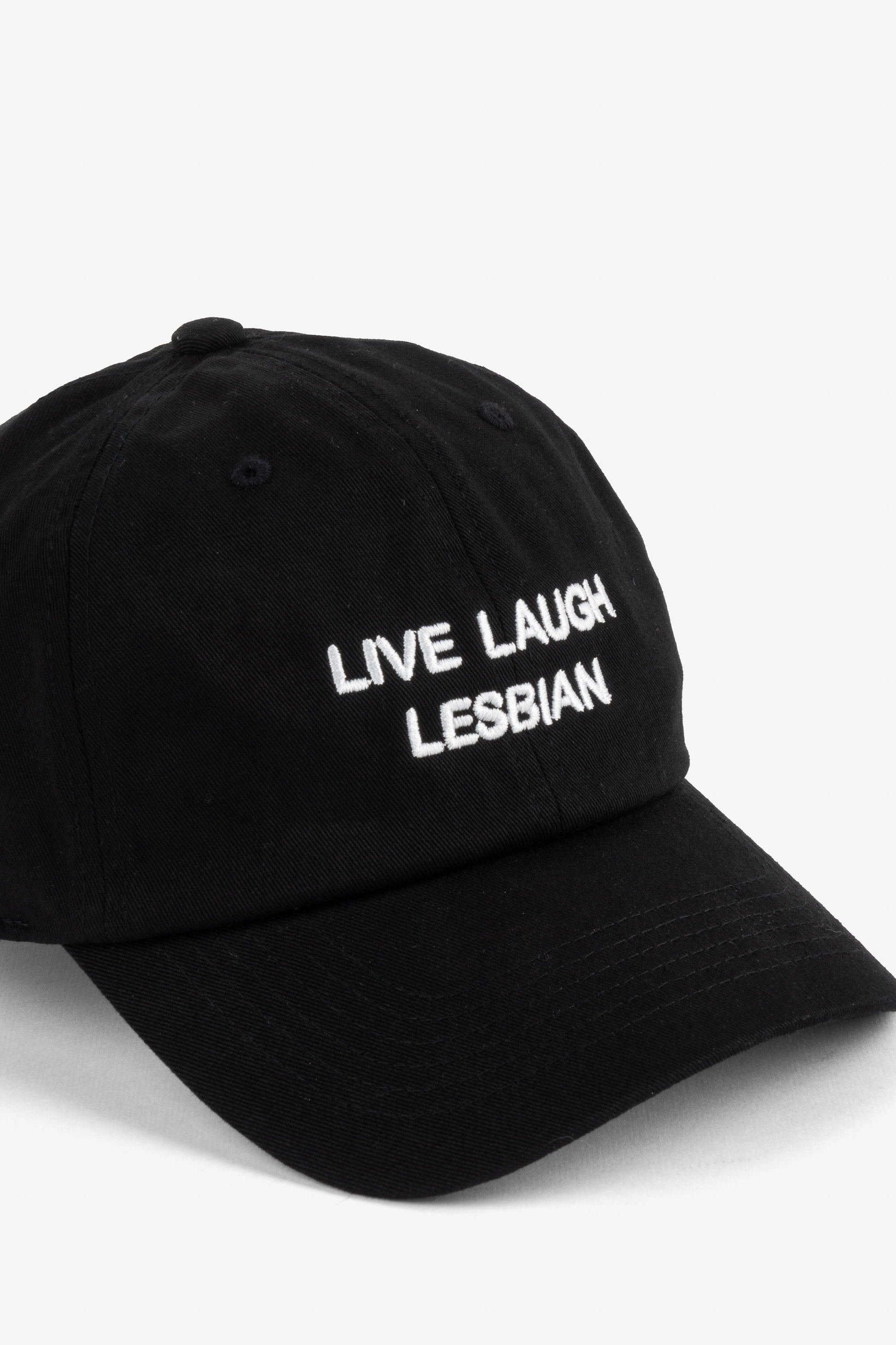 Intentionally Blank LIVE LAUGH LESBIAN DAD CAP
