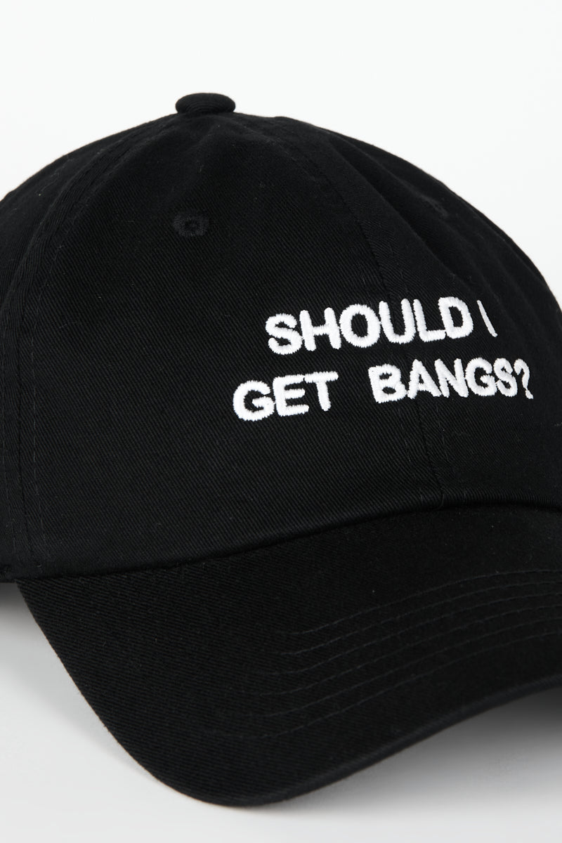 Intentionally Blank SHOULD I GET BANGS DAD CAP