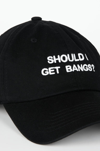 Intentionally Blank SHOULD I GET BANGS DAD CAP