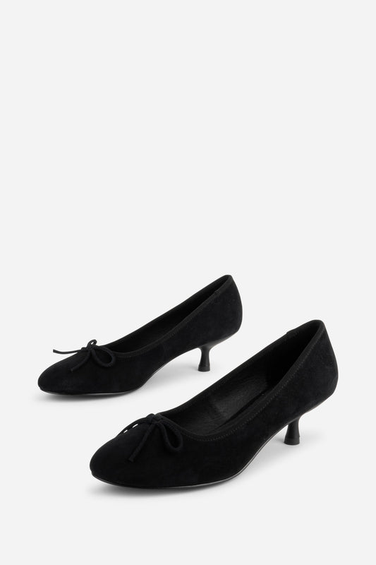 Intentionally Blank BINA SUEDE KITTEN HEEL