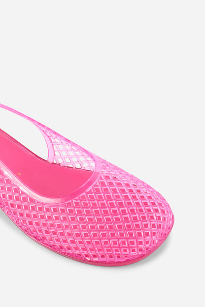 Intentionally Blank NESSA JELLY SLINGBACK BALLET FLAT