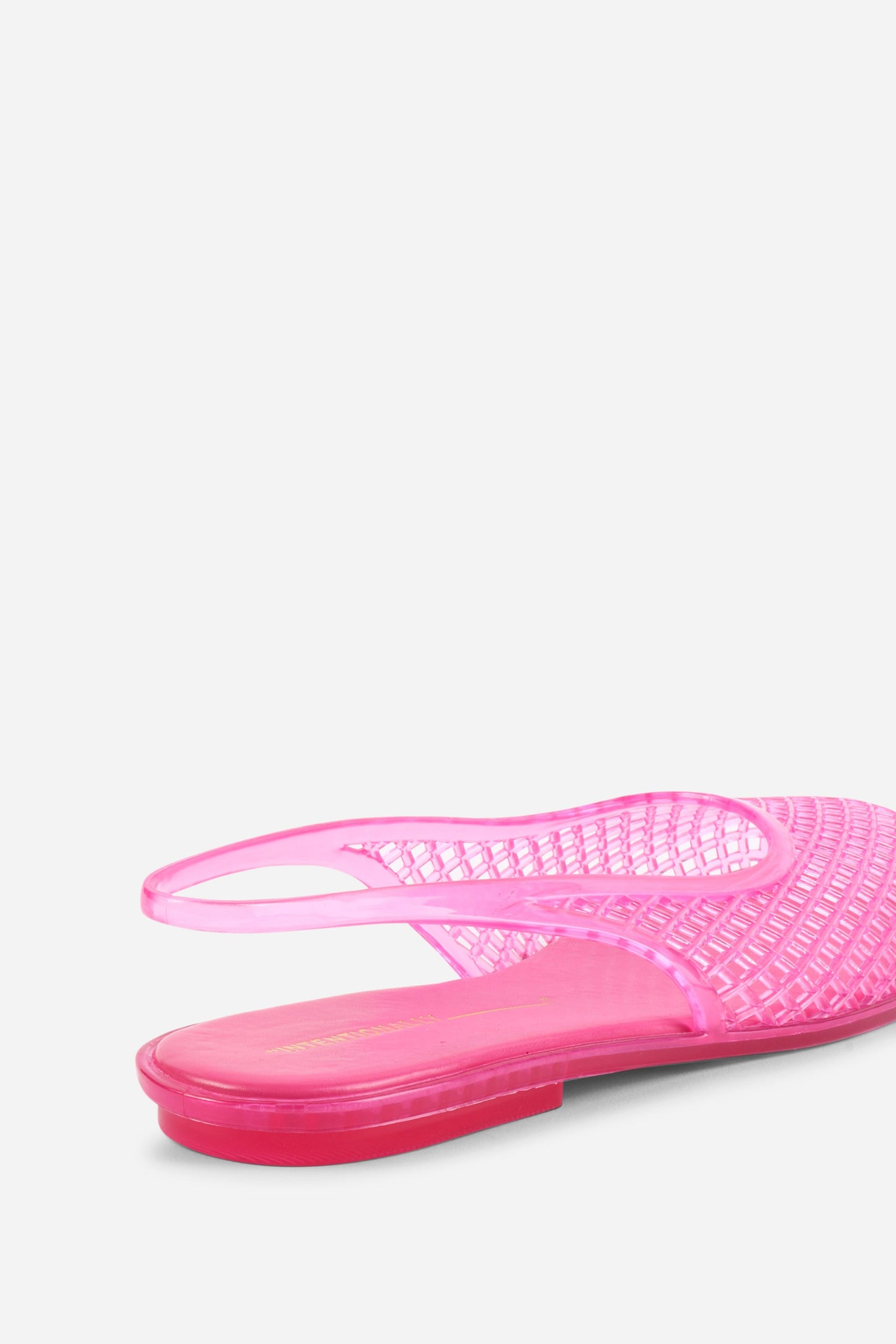 Intentionally Blank NESSA JELLY SLINGBACK BALLET FLAT