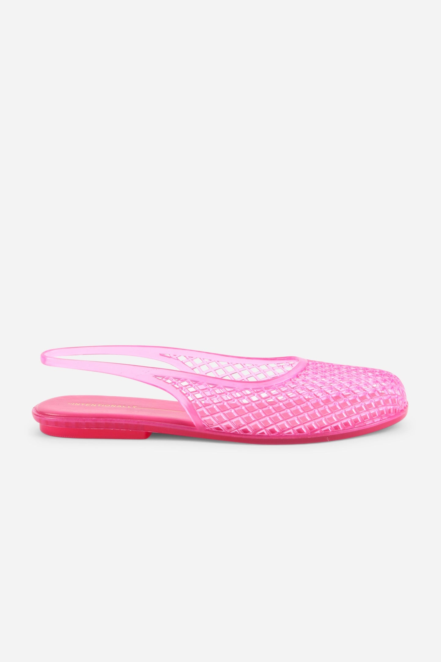 Intentionally Blank NESSA JELLY SLINGBACK BALLET FLAT
