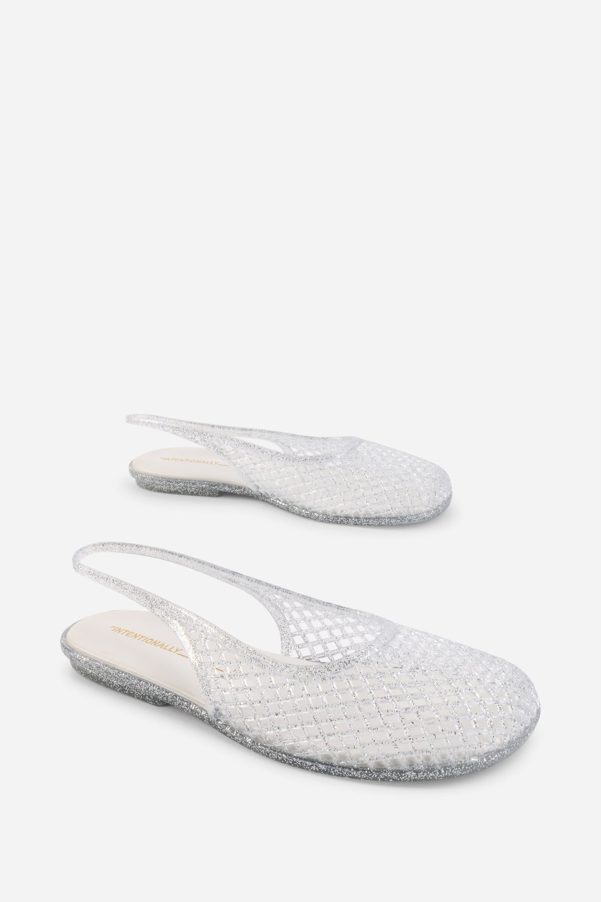 Intentionally Blank NESSA JELLY SLINGBACK BALLET FLAT