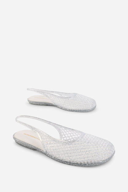 Intentionally Blank NESSA JELLY SLINGBACK BALLET FLAT