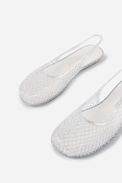 Intentionally Blank NESSA JELLY SLINGBACK BALLET FLAT