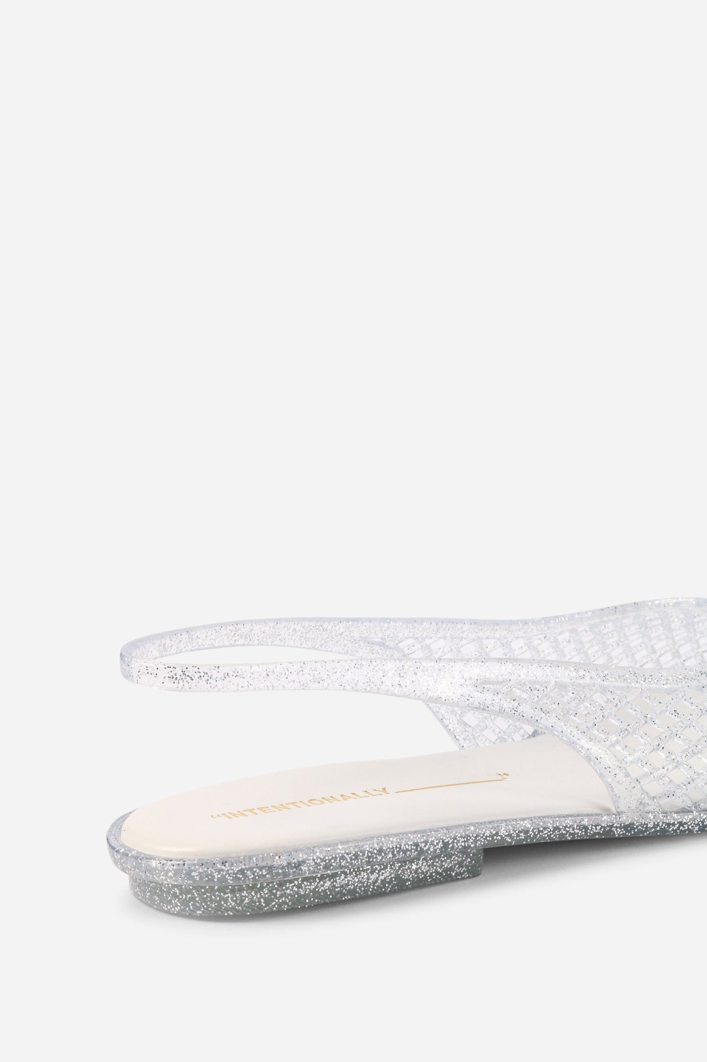 Intentionally Blank NESSA JELLY SLINGBACK BALLET FLAT