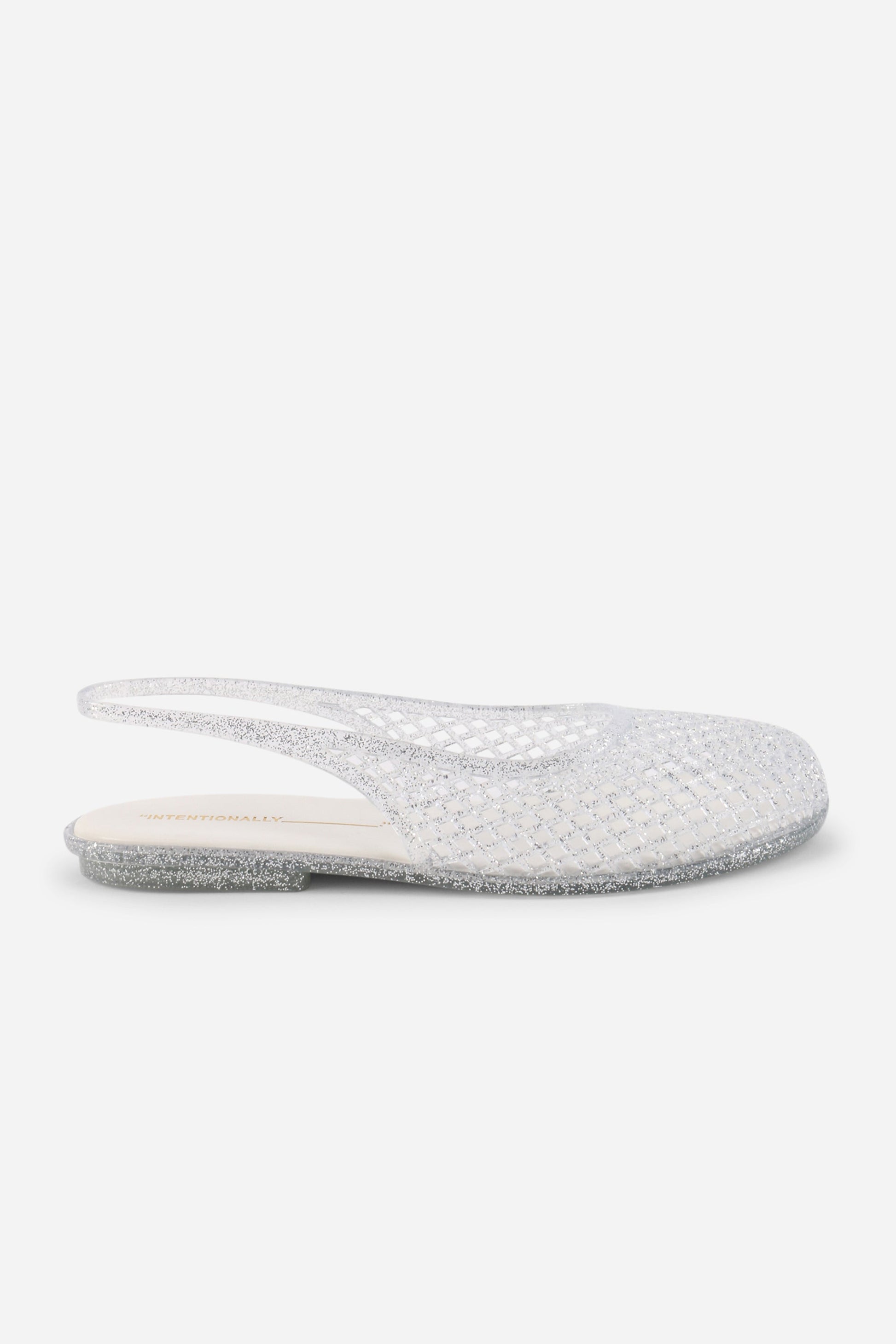 Intentionally Blank NESSA JELLY SLINGBACK BALLET FLAT