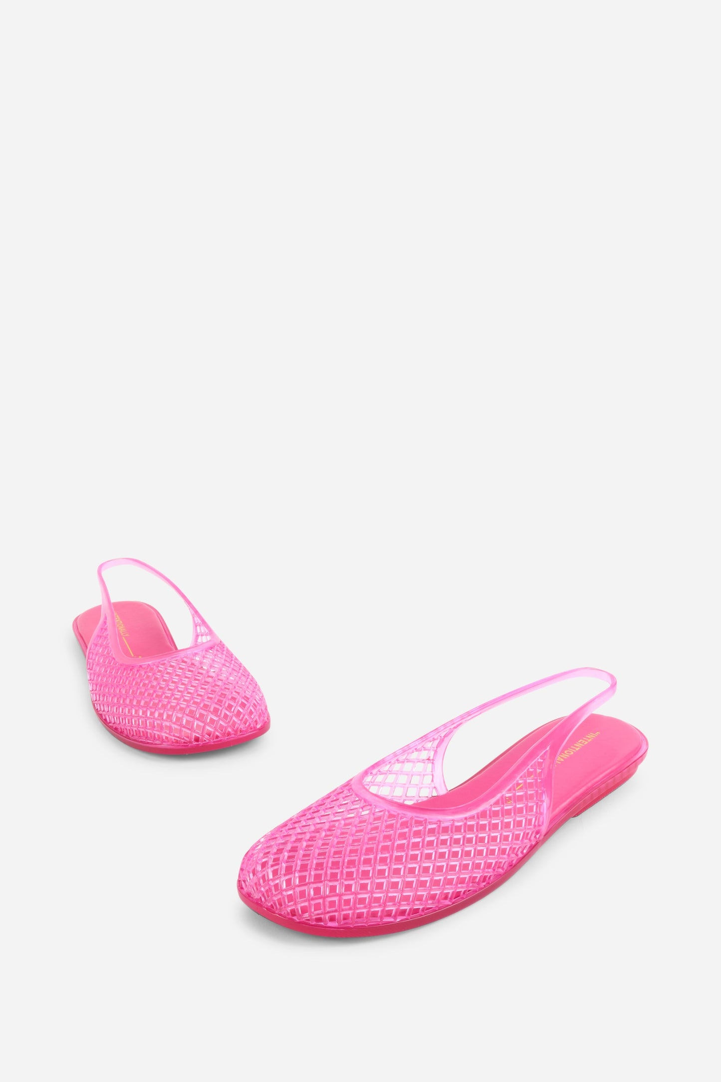 Intentionally Blank NESSA JELLY SLINGBACK BALLET FLAT