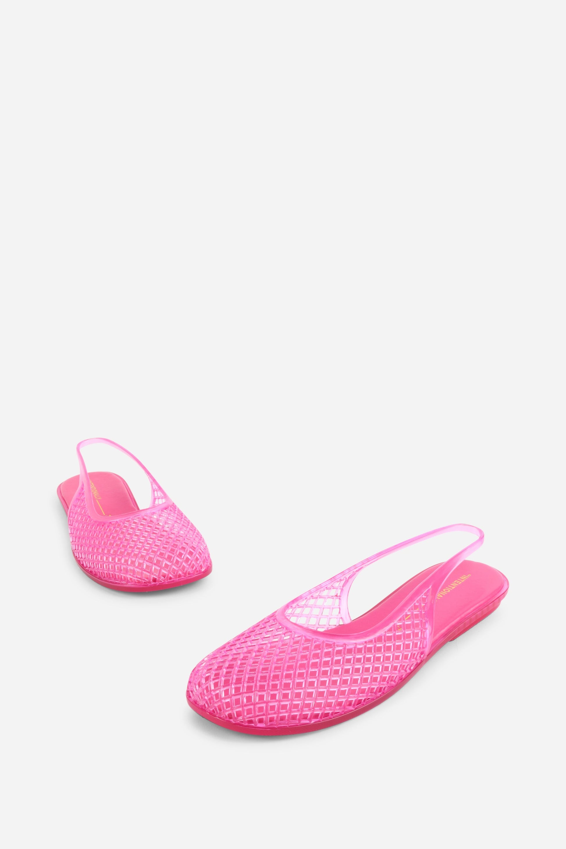 Intentionally Blank NESSA JELLY SLINGBACK BALLET FLAT