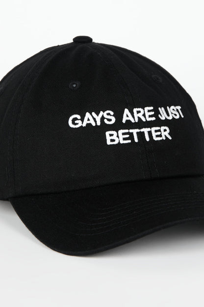 Intentionally Blank GAYS ARE JUST BETTER DAD CAP