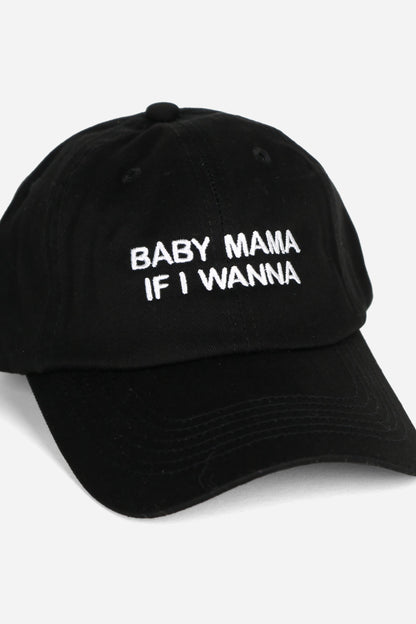Intentionally Blank BABY MAMA DAD HAT