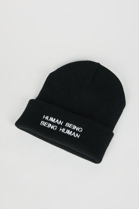 Intentionally Blank IT'S HUMAN NATURE Knit Beanie
