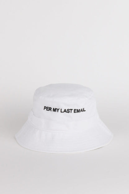 Intentionally Blank PER MY LAST BUCKET HAT