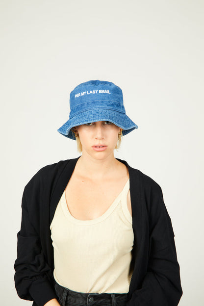 Intentionally Blank PER MY LAST BUCKET HAT