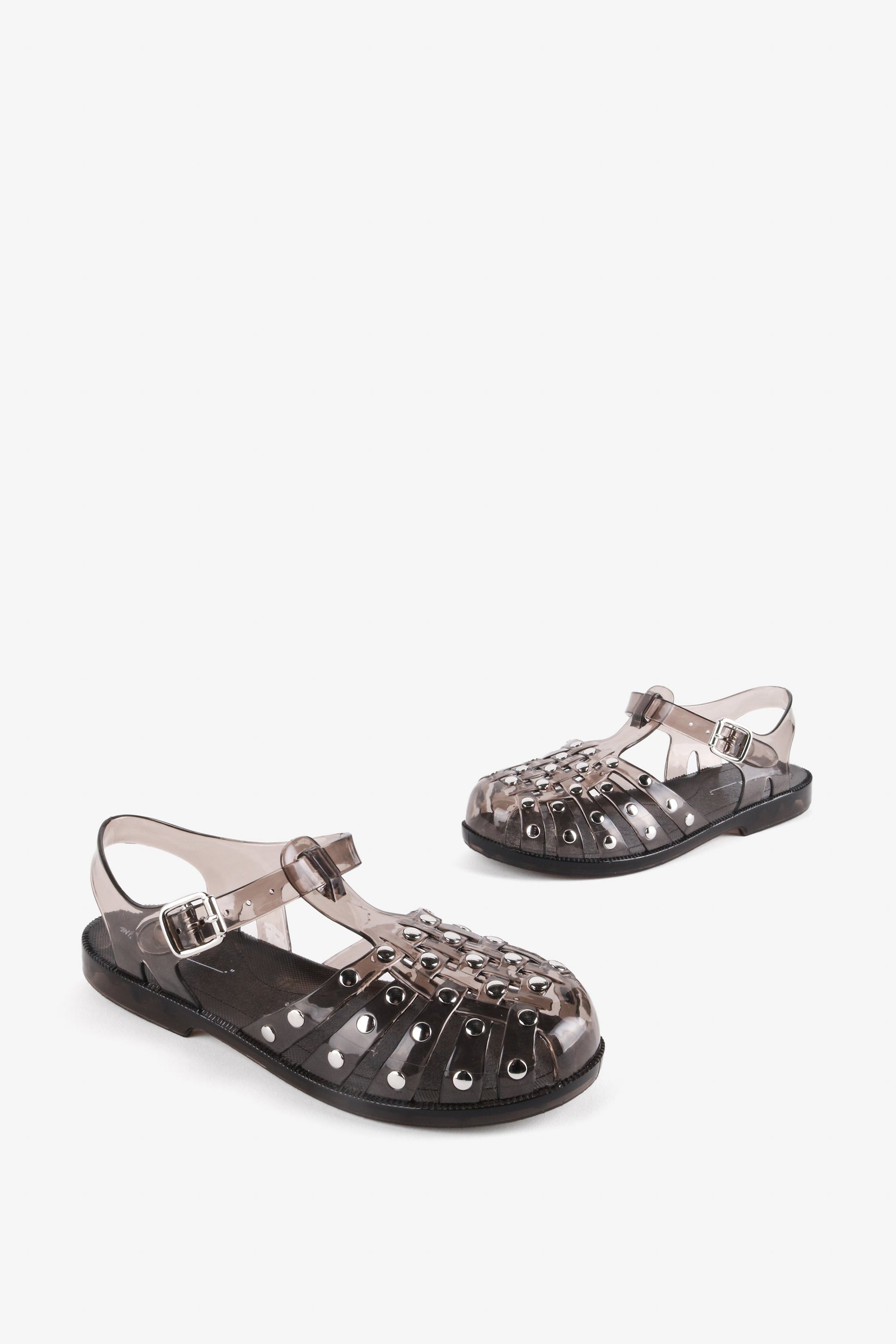 Intentionally Blank ELLERY STUDDED JELLY FISHERMAN SANDAL