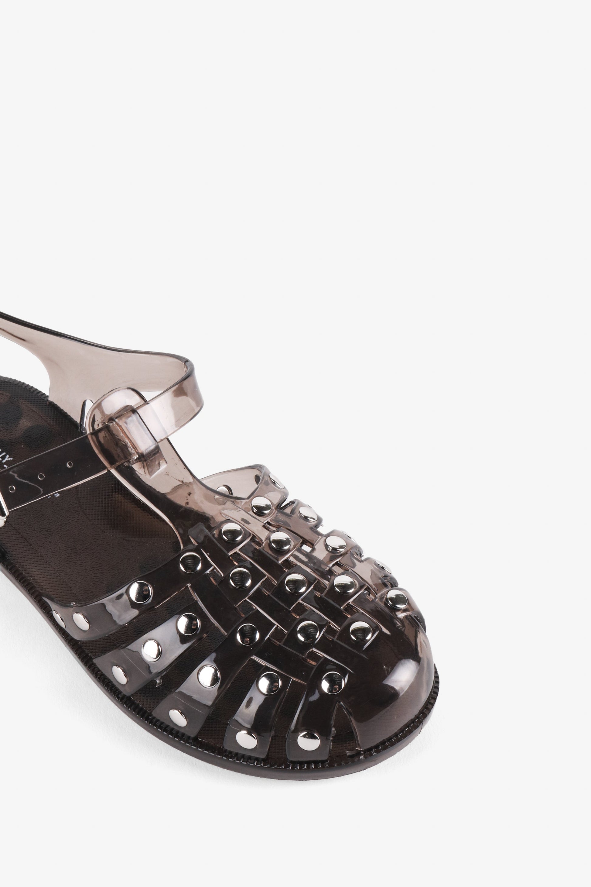Intentionally Blank ELLERY STUDDED JELLY FISHERMAN SANDAL