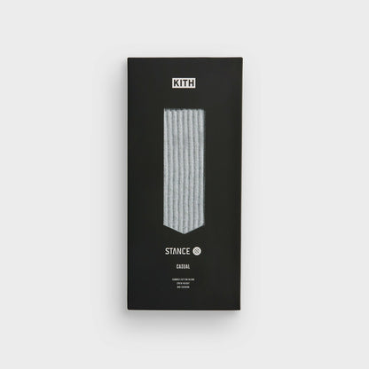 Men Kith Kith Classics for Stance 2.0 Classic Crew Sock - Grey