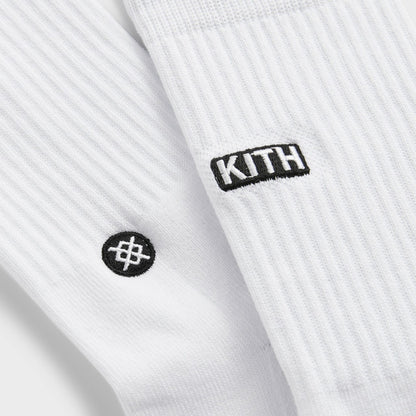 Men|Women|Kids Kith Kith Classics for Stance 2.0 Classic Crew Sock - White