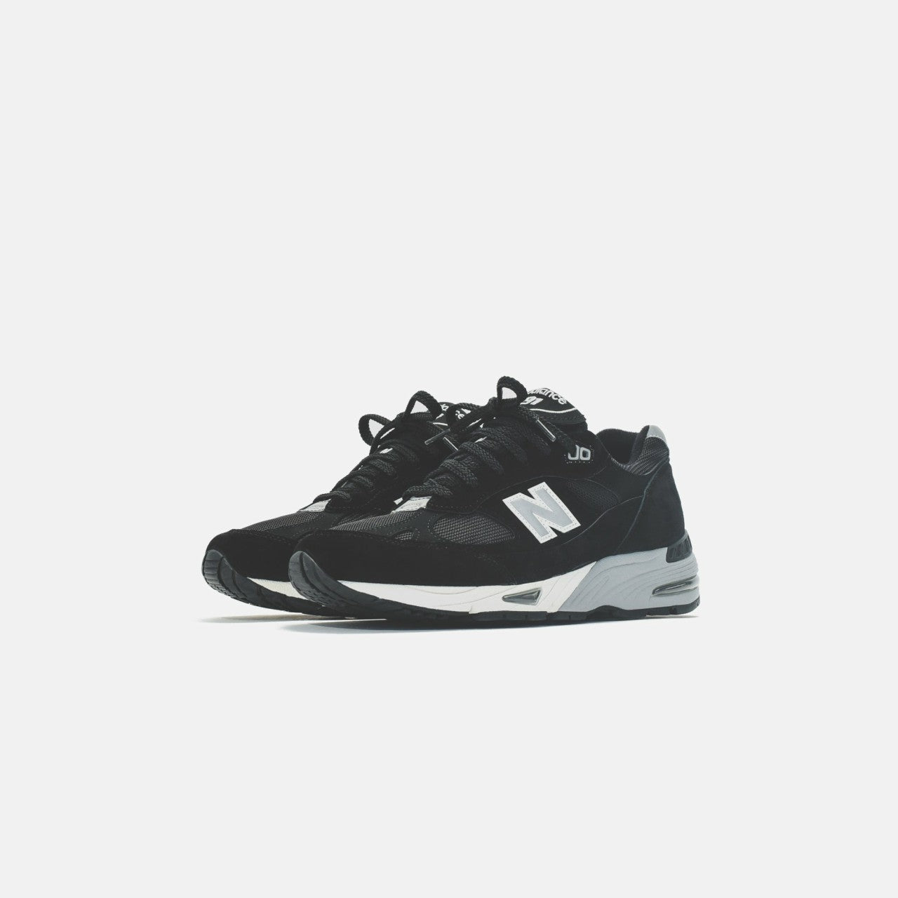Men Kith New Balance Made in UK 991 - Black / White