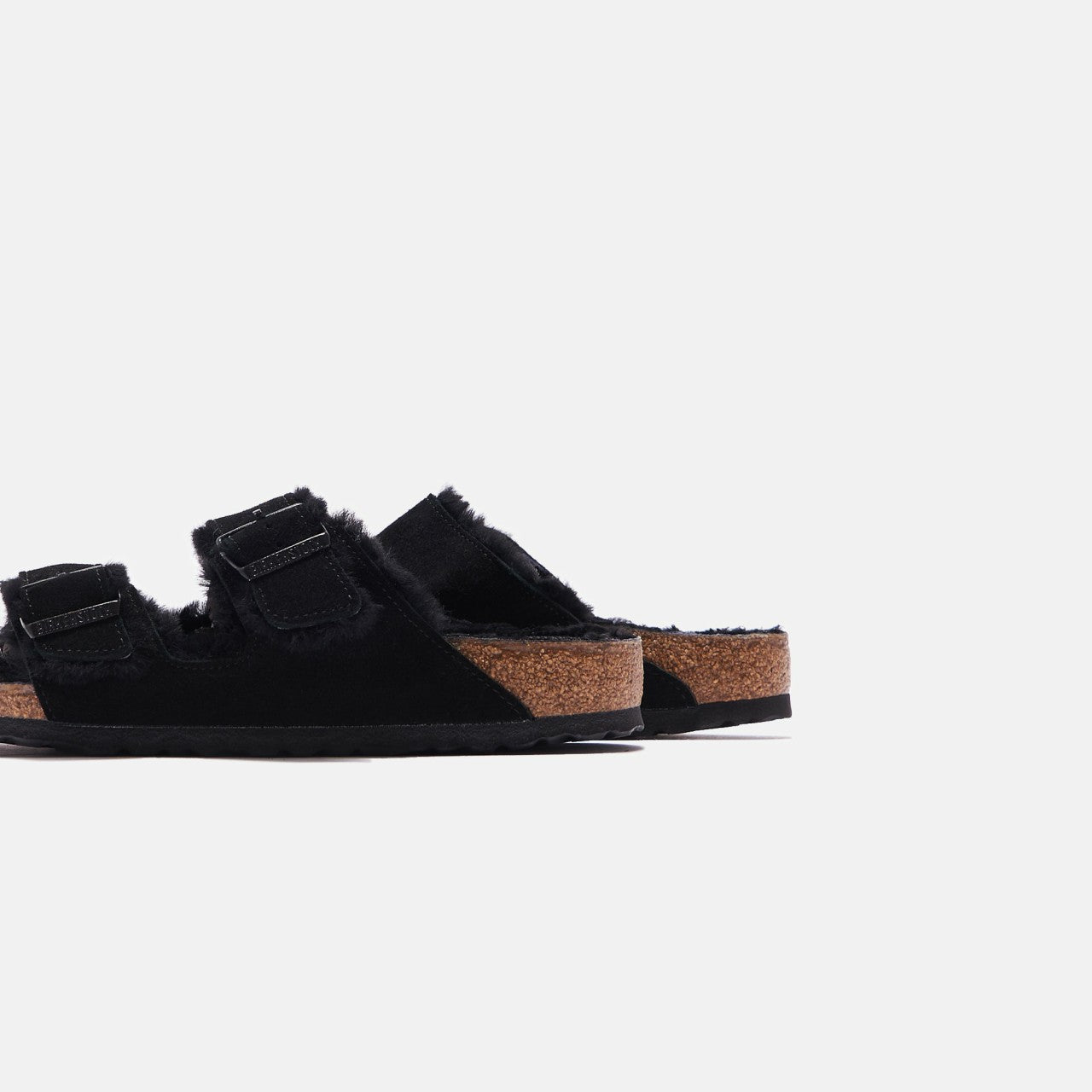 Men Kith Birkenstock Arizona Shearling - Black