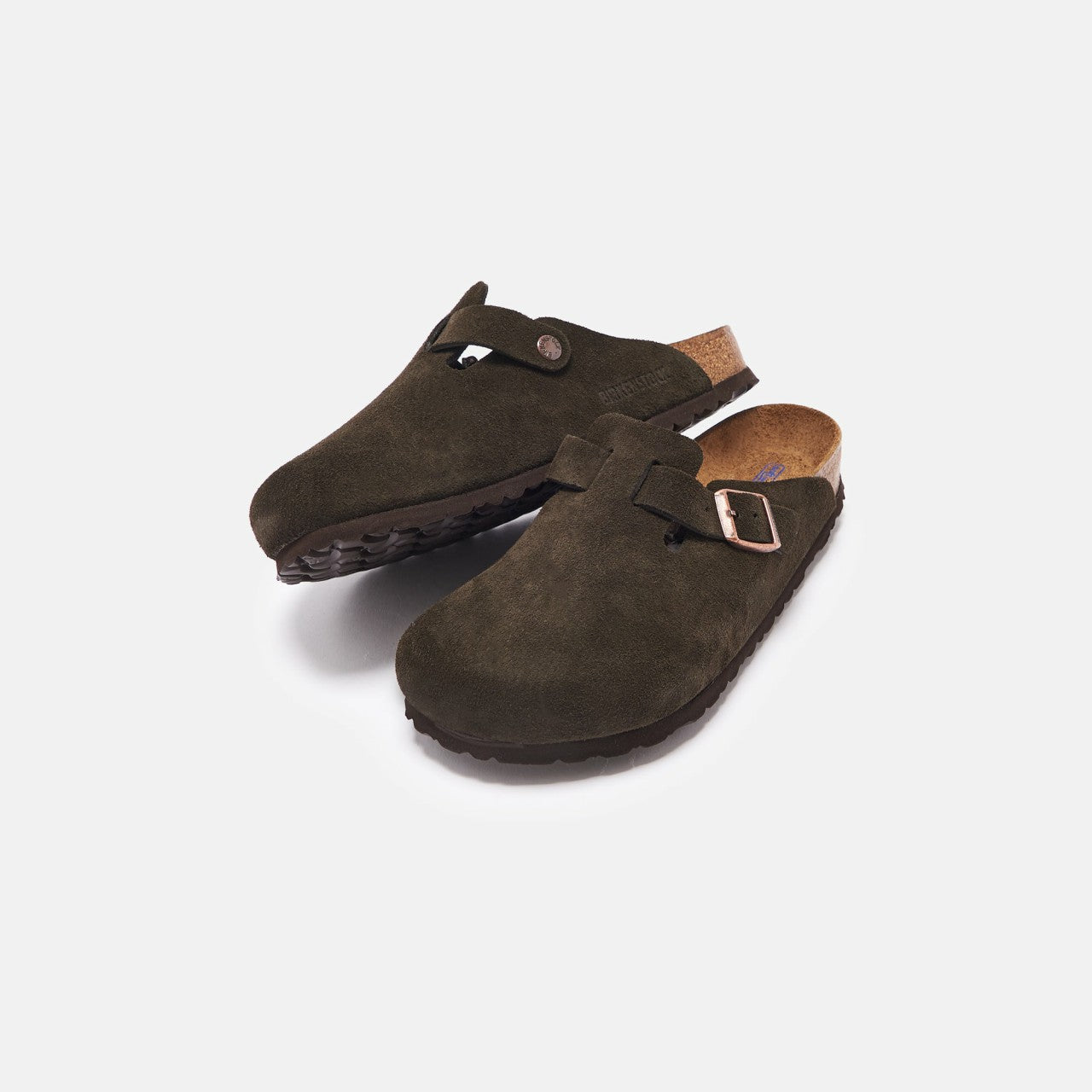 Men Kith Birkenstock Boston Suede - Mocha