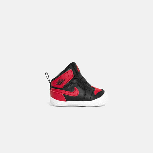 Kids Kith Nike Air Jordan 1 Crib Bootie - Black / Varsity Red / White