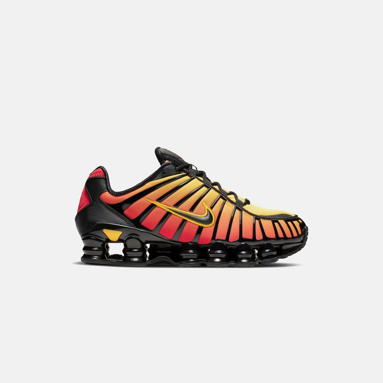 Men Kith Nike Shox TL - Black / Black Amarillo / University Red