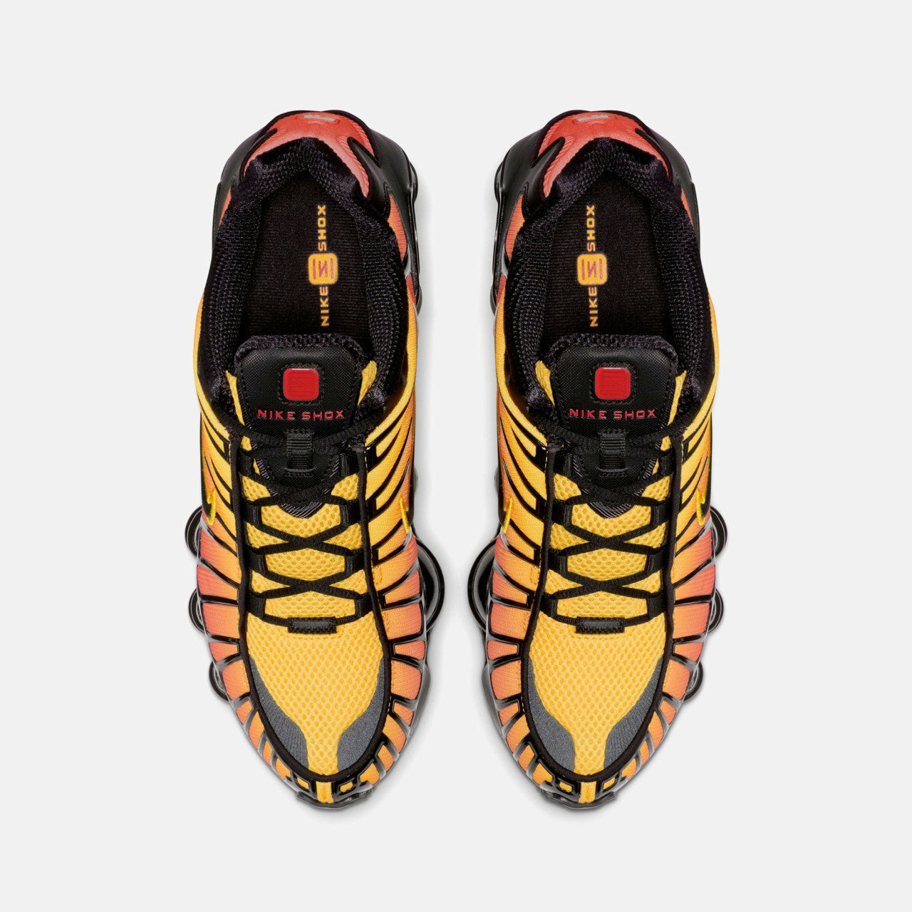 Men Kith Nike Shox TL - Black / Black Amarillo / University Red