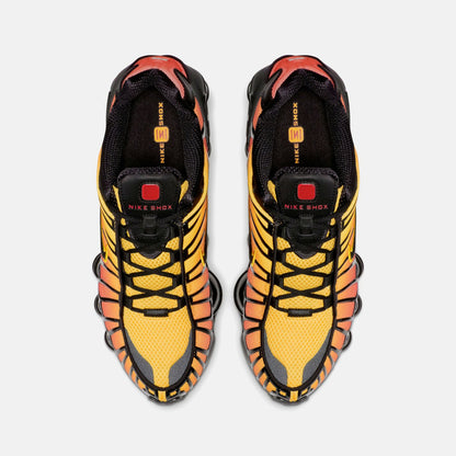 Men Kith Nike Shox TL - Black / Black Amarillo / University Red