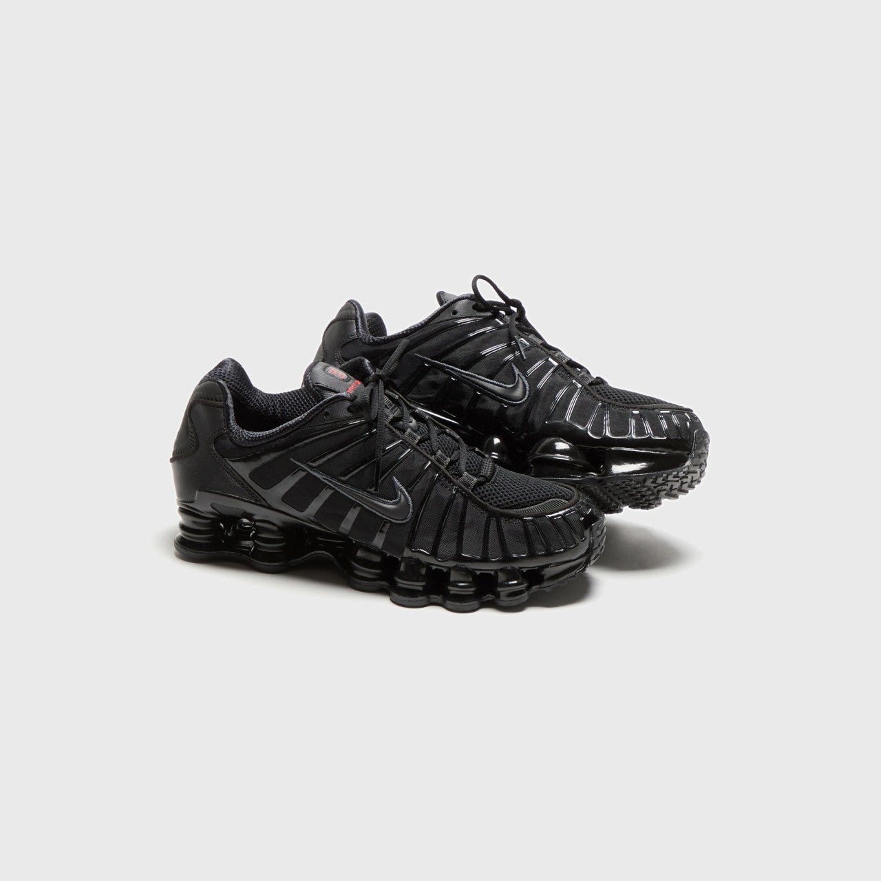 Men Kith Nike Shox TL - Black / Metallic Hematite / Max Orange
