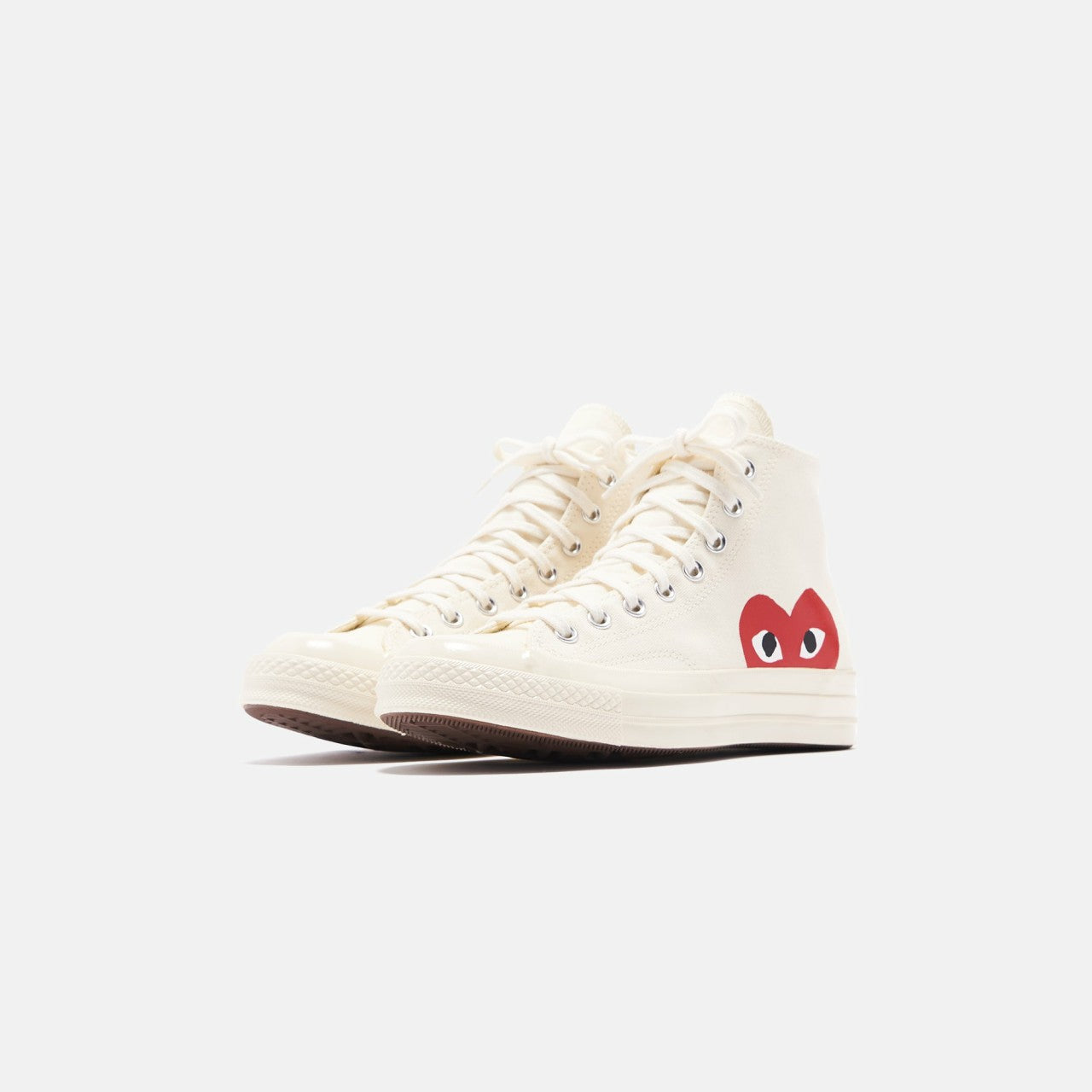 Men|Women Kith Converse x Comme des Garçons CDG Play Chuck Taylor High - Beige